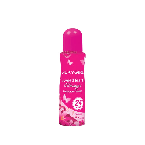 Silky Girl Deodorant Spray 24H 100ml - Sweet Heart Always